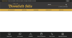 Desktop Screenshot of bloomfieldhillsmi.net